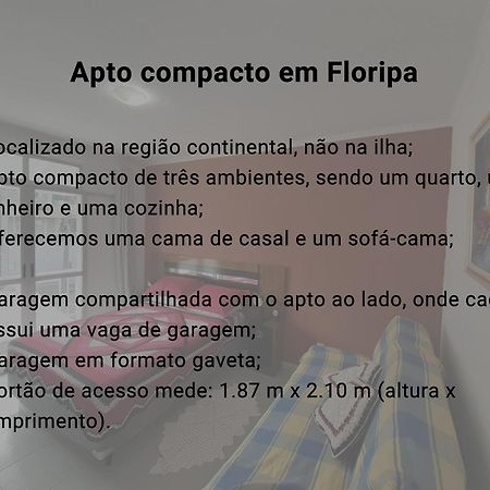 Apto Compacto Em Floripa-Continente Florianópolis Dış mekan fotoğraf